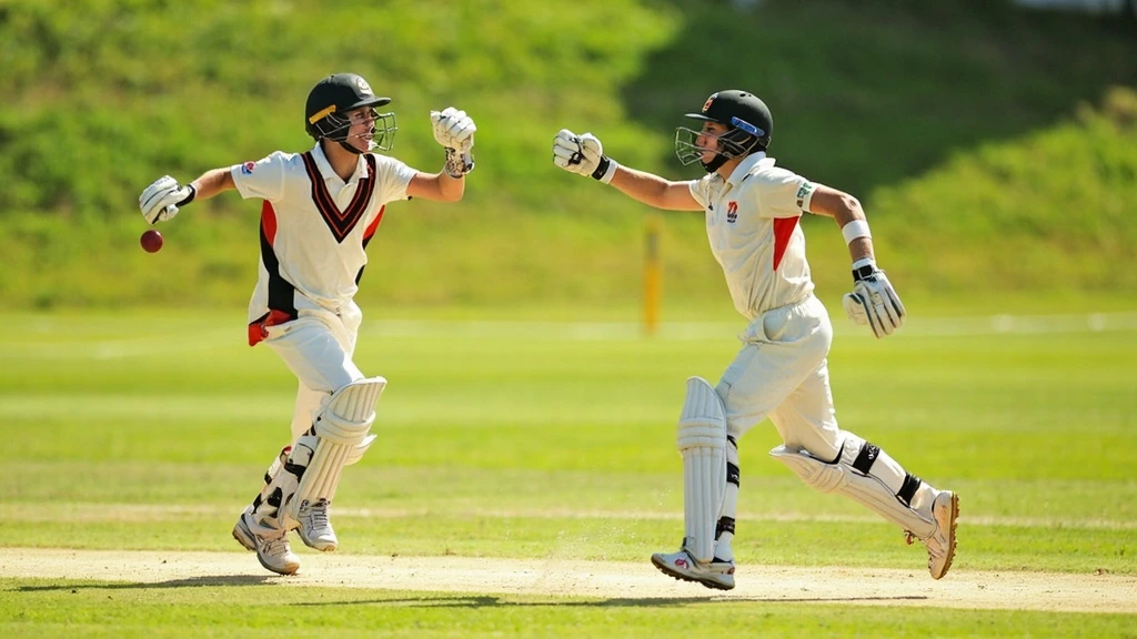 Cricket players celebrating a wicket under bright stadium lights during a T20 World Cup 2026 match